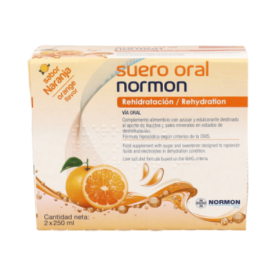 Normon suero oral naranja...