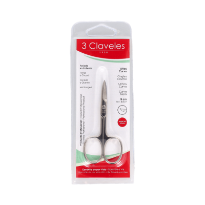 3 Claveles tijera uñas...