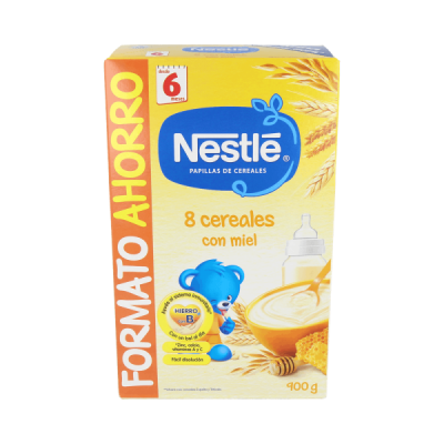 Nestlé 8 Cereales con Miel...