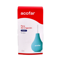 Acofar pera de irrigación...