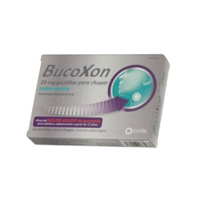 BUCOXON 20 MG, 18 PASTILLAS...