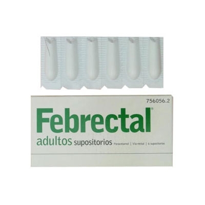 FEBRECTAL ADULTOS 600 MG 6...
