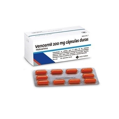 VENOSMIL 200 mg, 60 CAPSULAS